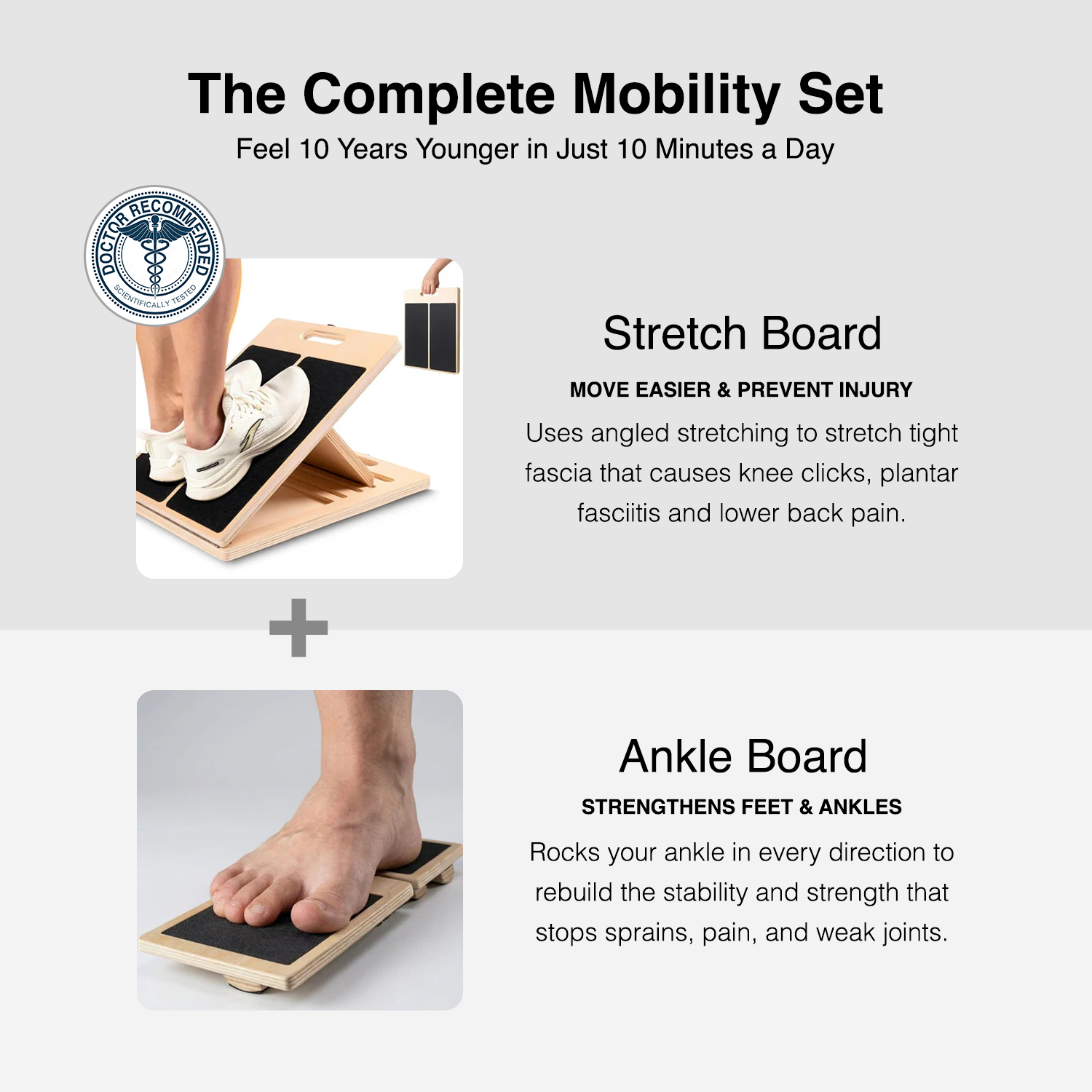 Stretch & Beweglichkeitsboard (+Kostenloser Trainingsguide)